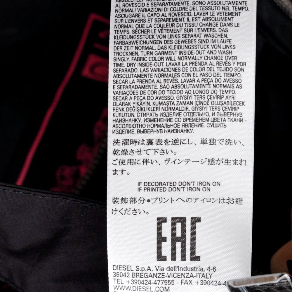 SOLD - Diesel Black Cargo "Tekno Ravers" Mini Skirt - Picture 9 of 10